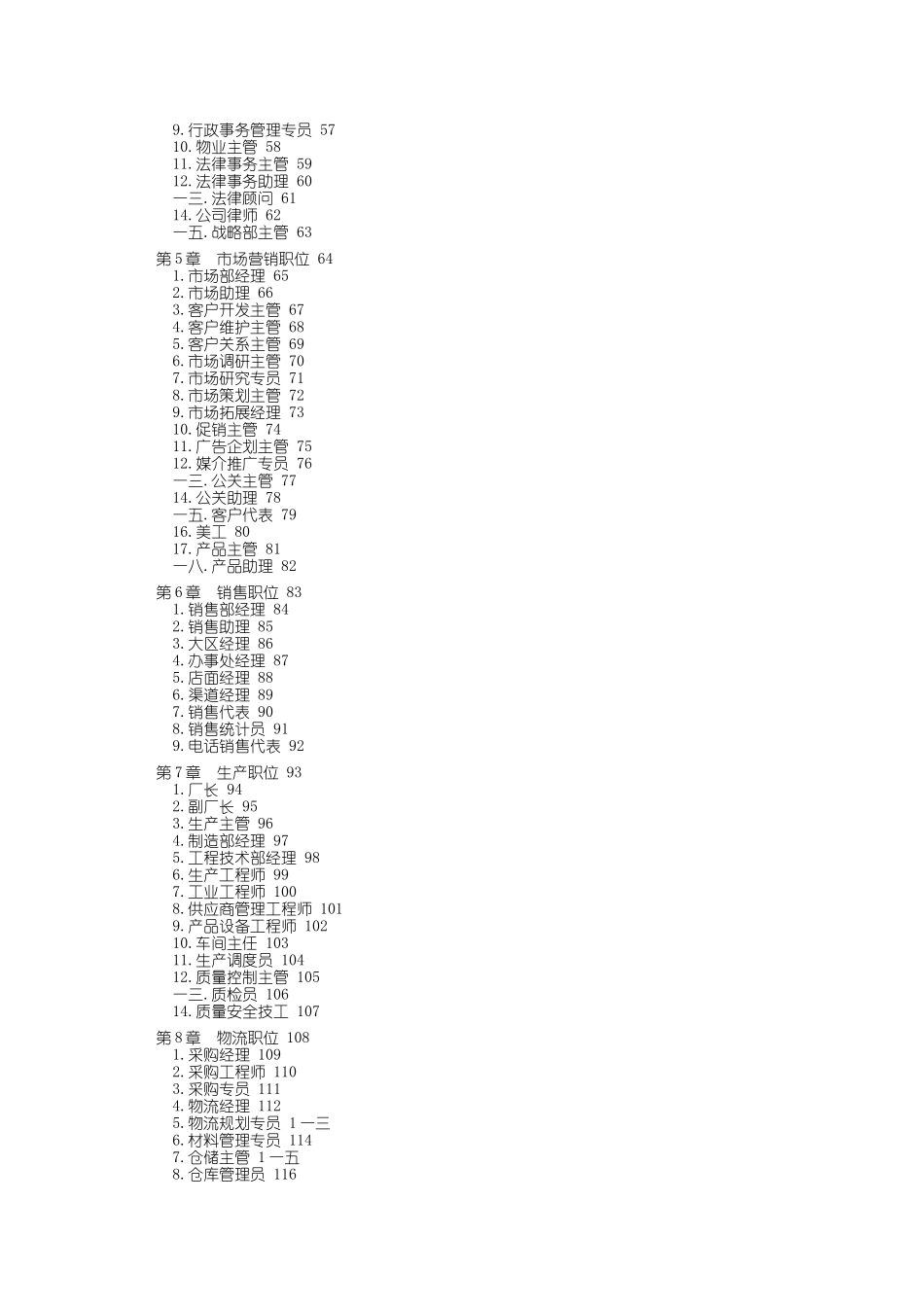 某咨询公司职位说明书与绩效考核范本_第2页