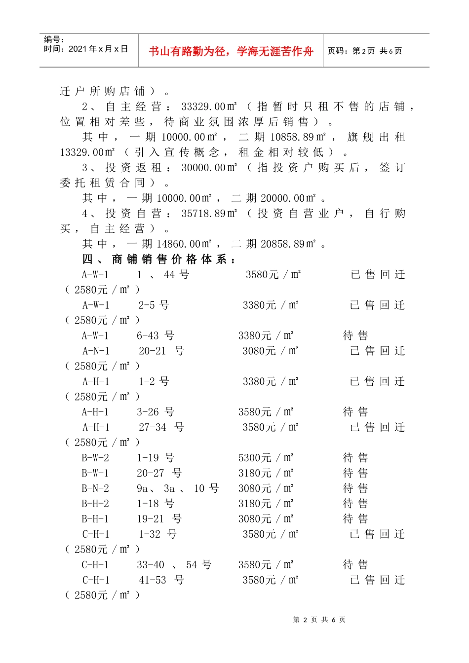 某商城招商经营方案_第2页