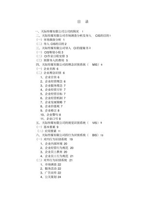 天际传媒公司市场调查分析报告