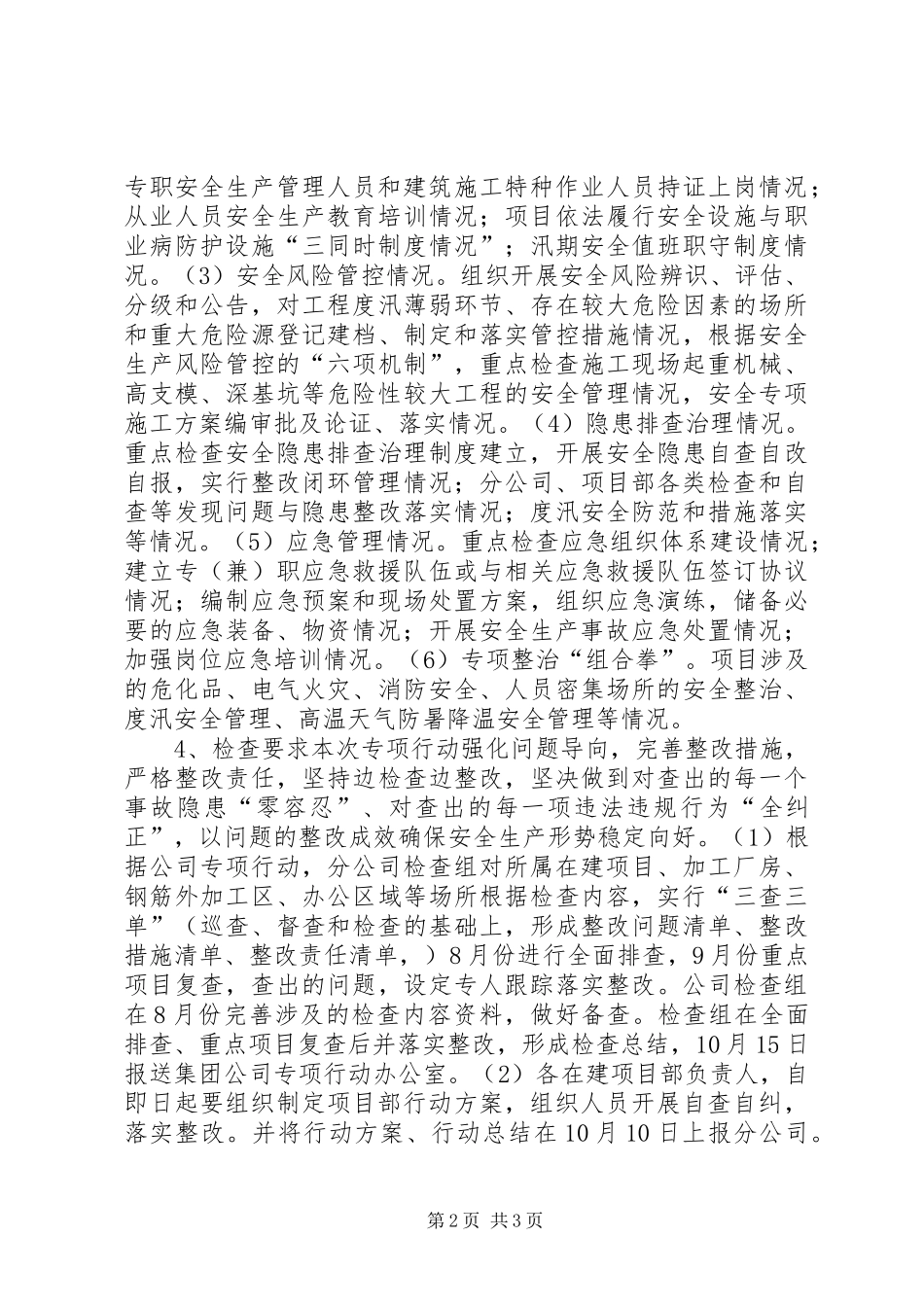 公司“百日除患铸安”专项行动实施方案_第2页