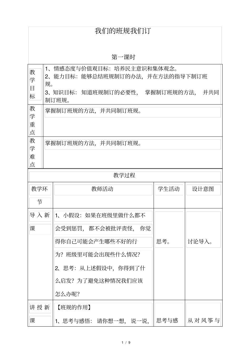 我们的班规我们订_第1页