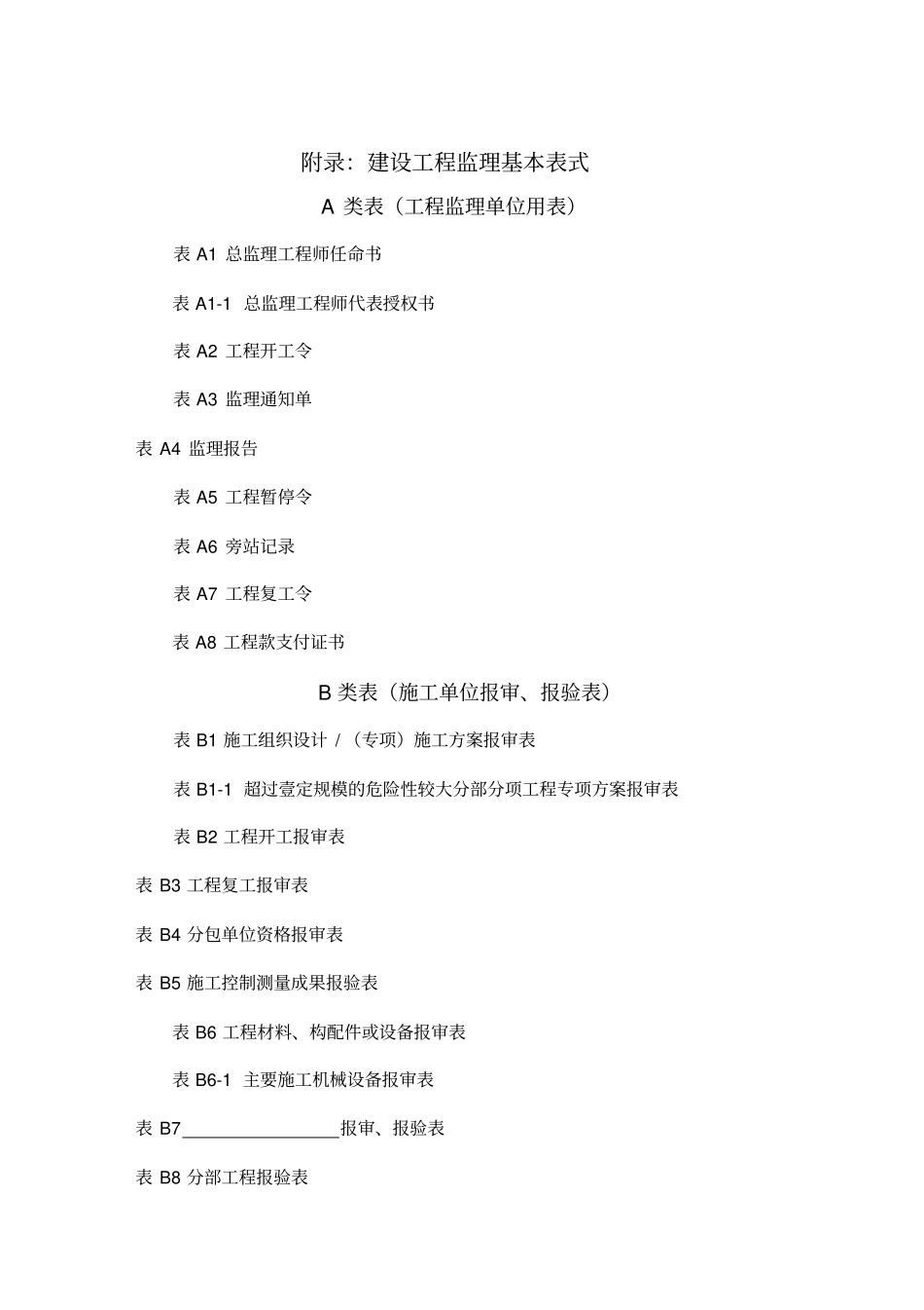 (工程建筑套表)建设工程监理各类用表_第2页