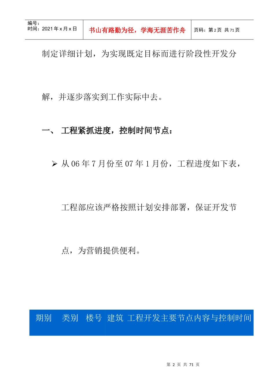 某地产开发工程季度可持性发展战略策划_第2页