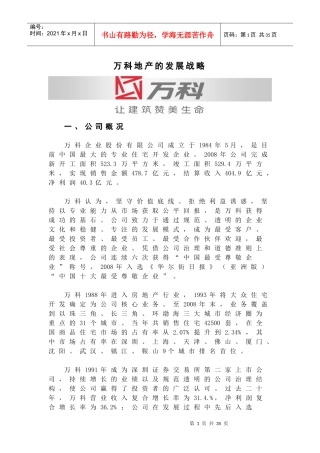 某地产的发展战略