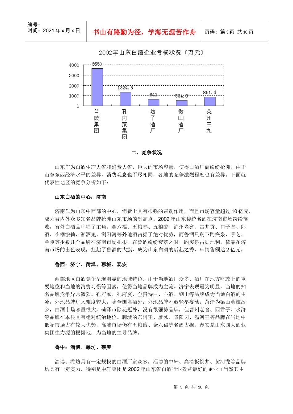 某地区白酒市场调查报告_第3页