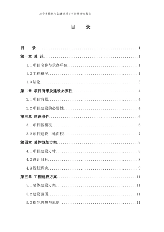 某市林业局绿化宝岛可行性研究报告