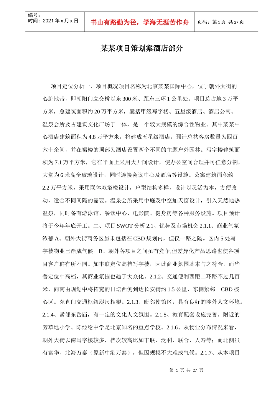 某大型项目策划方案_第1页