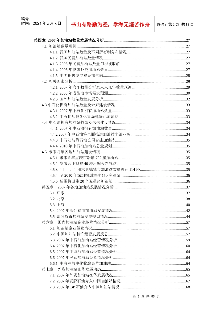某年度我国加油站行业研究分析报告_第3页