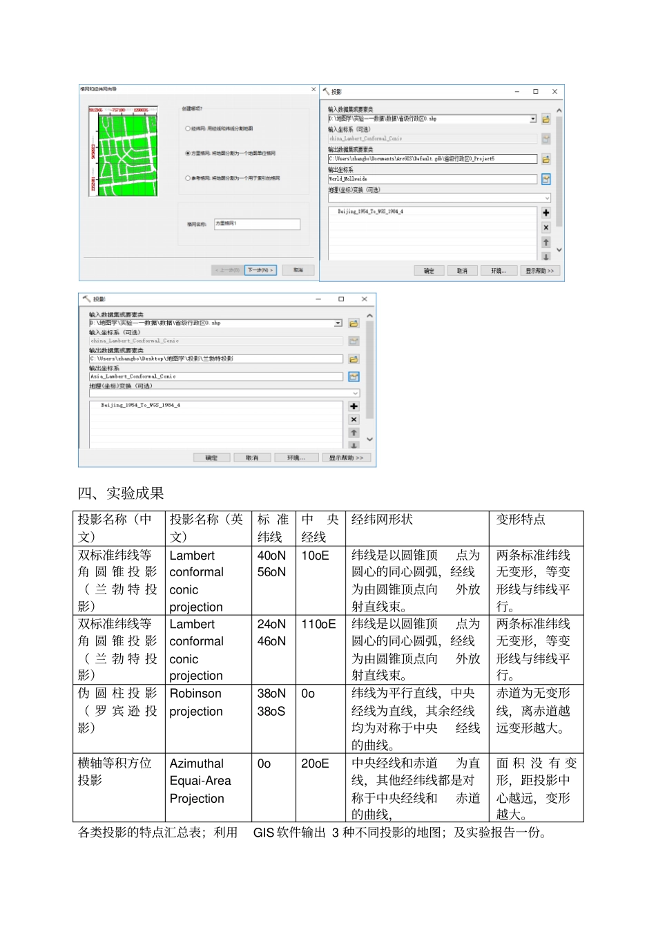 (完整word版)《地图学》实验报告_第3页