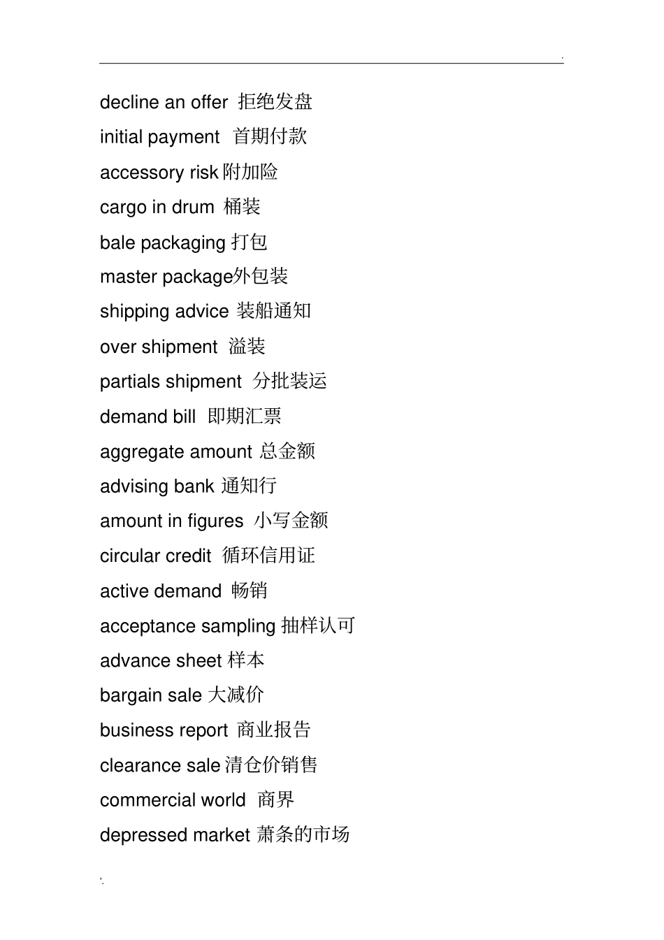商务英语翻译专有名词_第3页