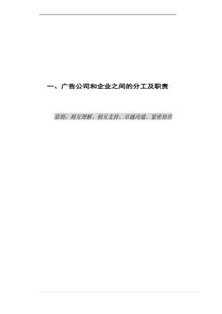 某广告公司品牌管理流程