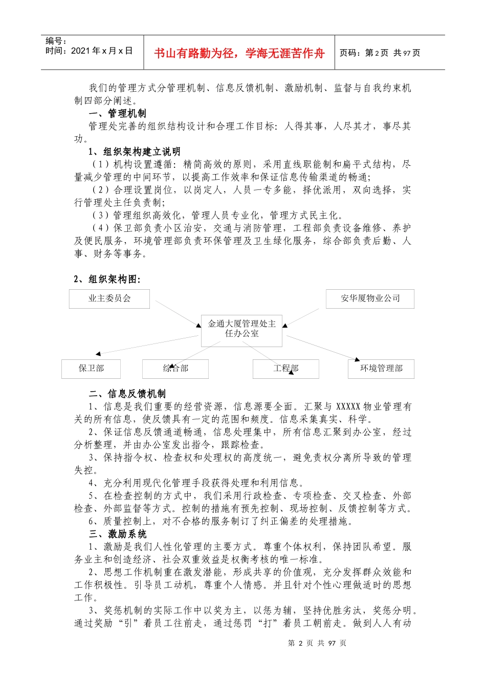 某小区物业管理投标书范本_第2页