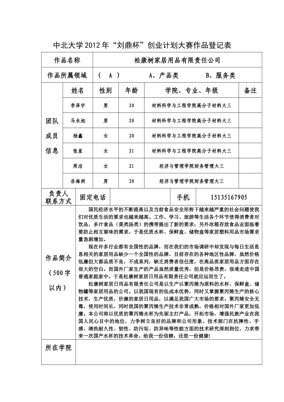 某家居日用品有限责任公司计划书_第2页