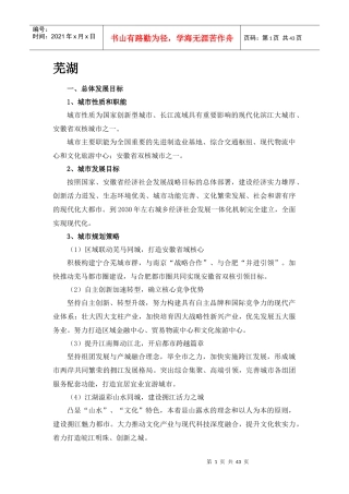 某市发展战略教材