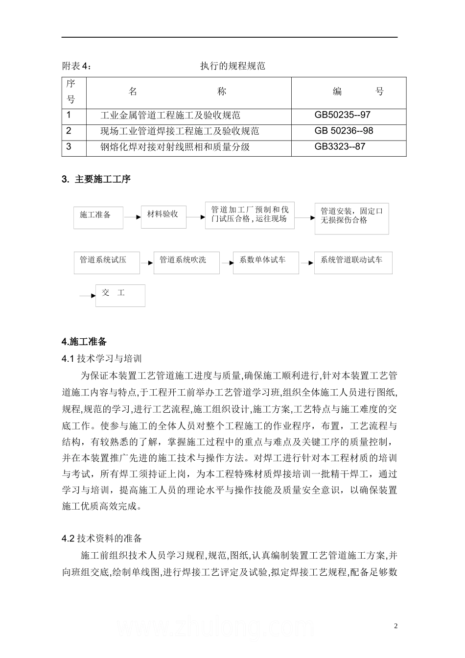 某工厂管道安装施工方案p_第2页