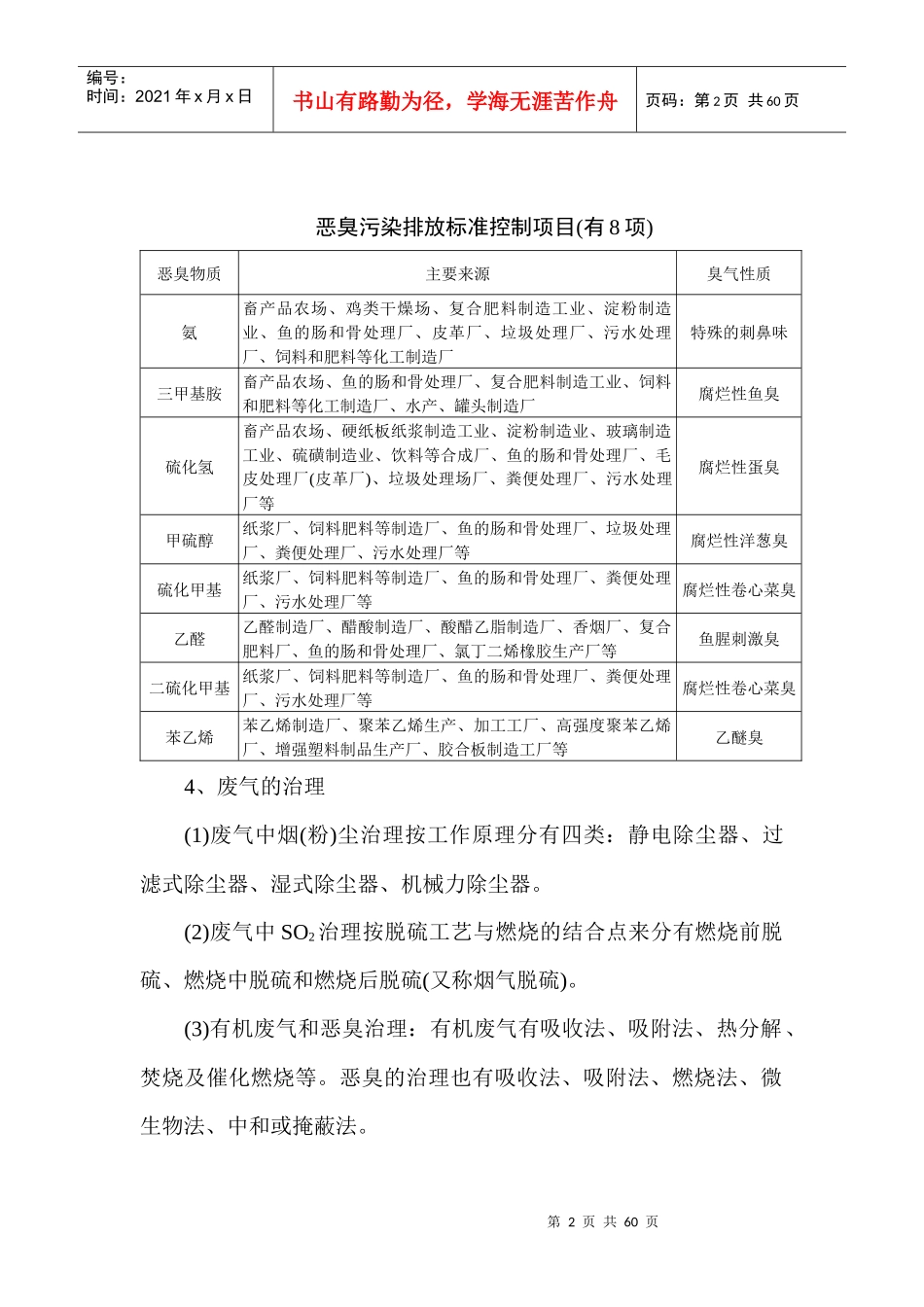 某建设项目竣工环境保护验收监测概论_第2页