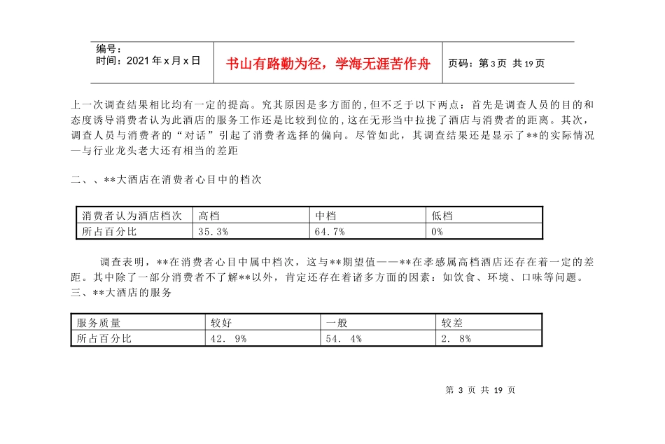 某大酒店企业形象调查报告_第3页