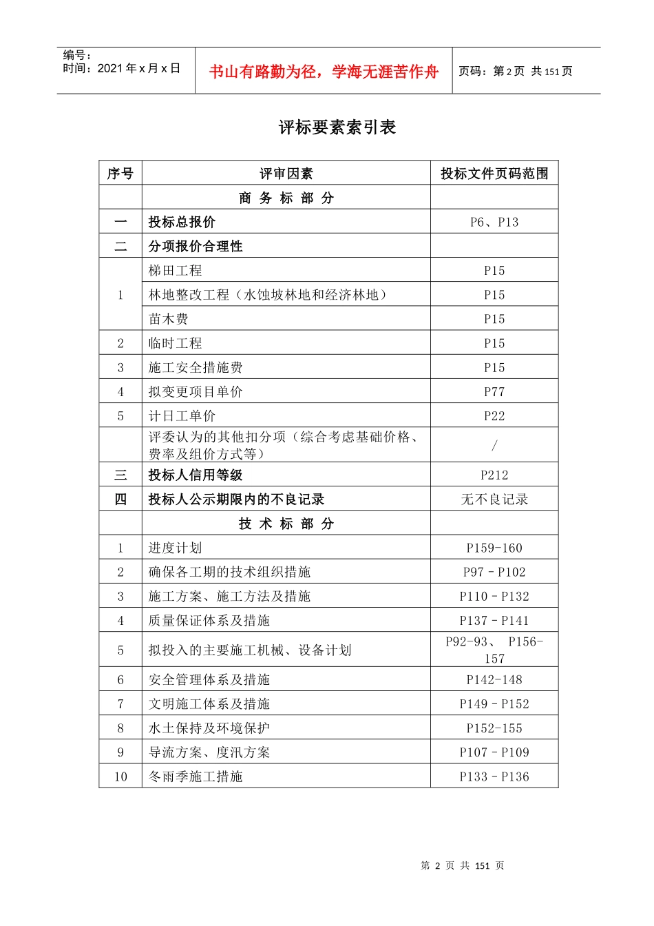 某市水土保持综合治理工程--商务技术_第3页