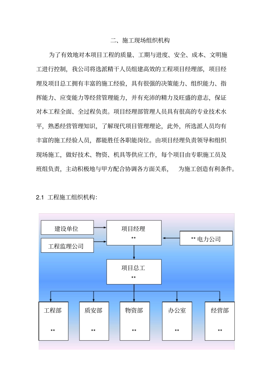 (完整版)某电力路灯照明工程施工组织设计_第2页