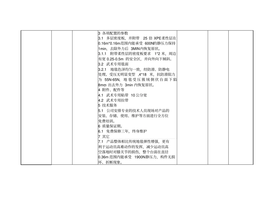 报价一览表及实质性响应技术条款响应表_第2页