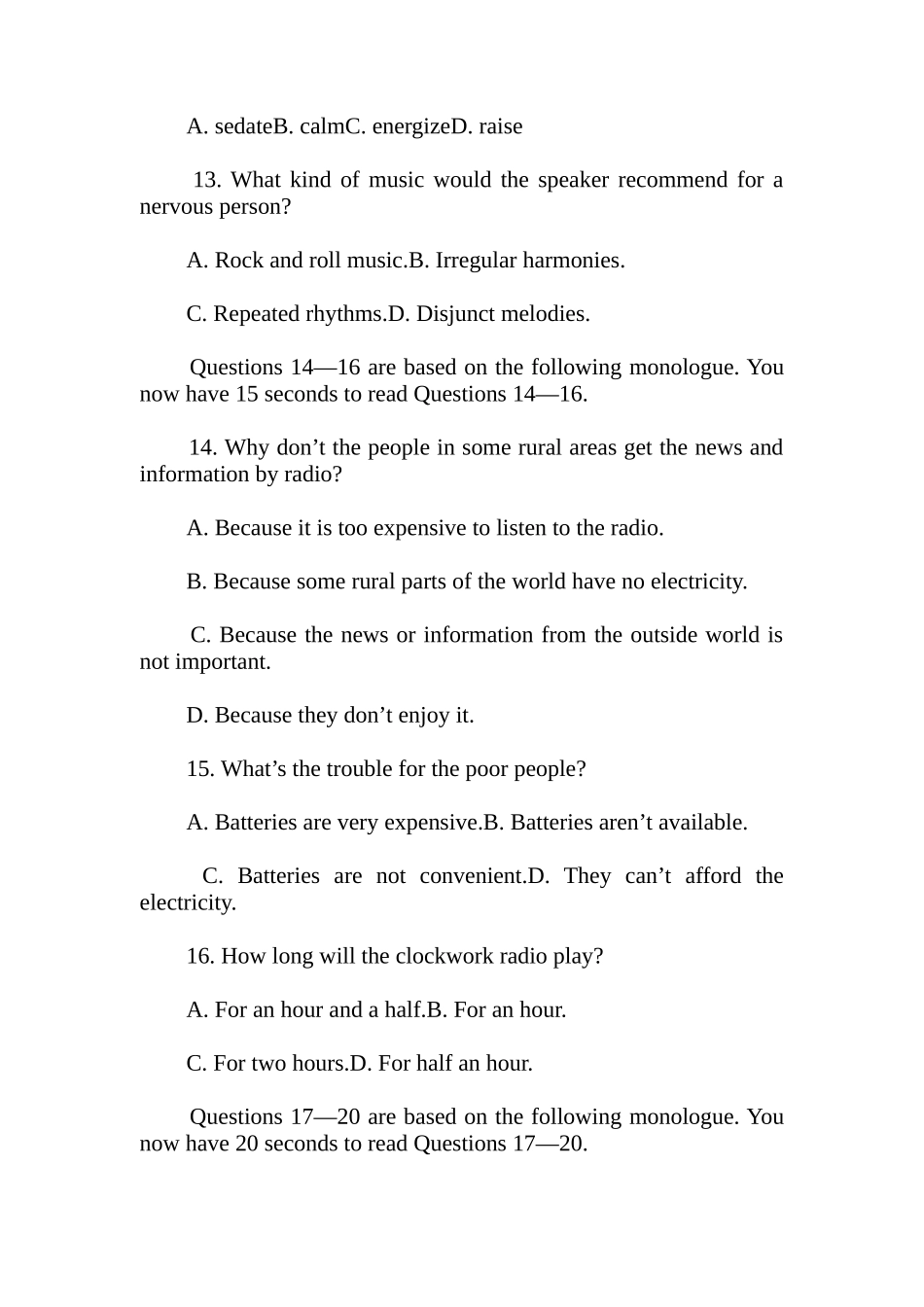 某某年全国MBA联考英语预测试卷及答案_第3页