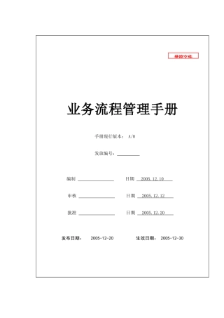 某房地产行业全流程管理手册(绝好借鉴)