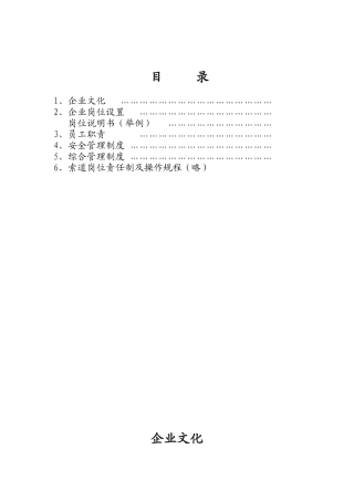 某旅游开发有限公司规章制度