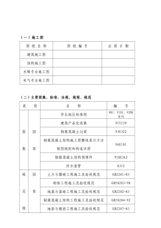 某校学生公寓施工组织设计