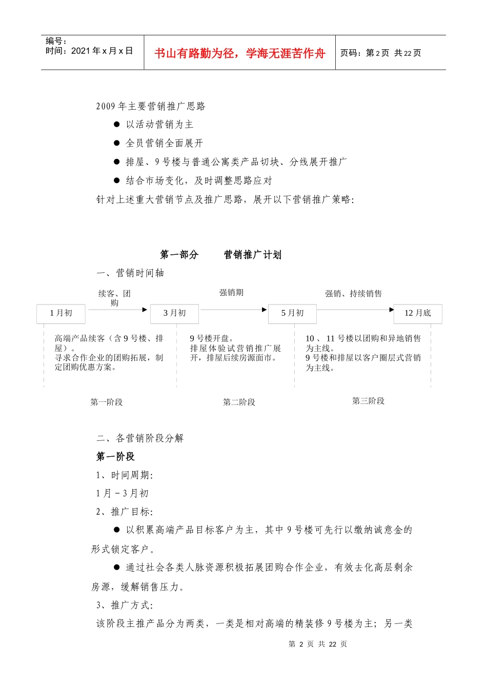 某楼盘年度营销推广计划_第2页