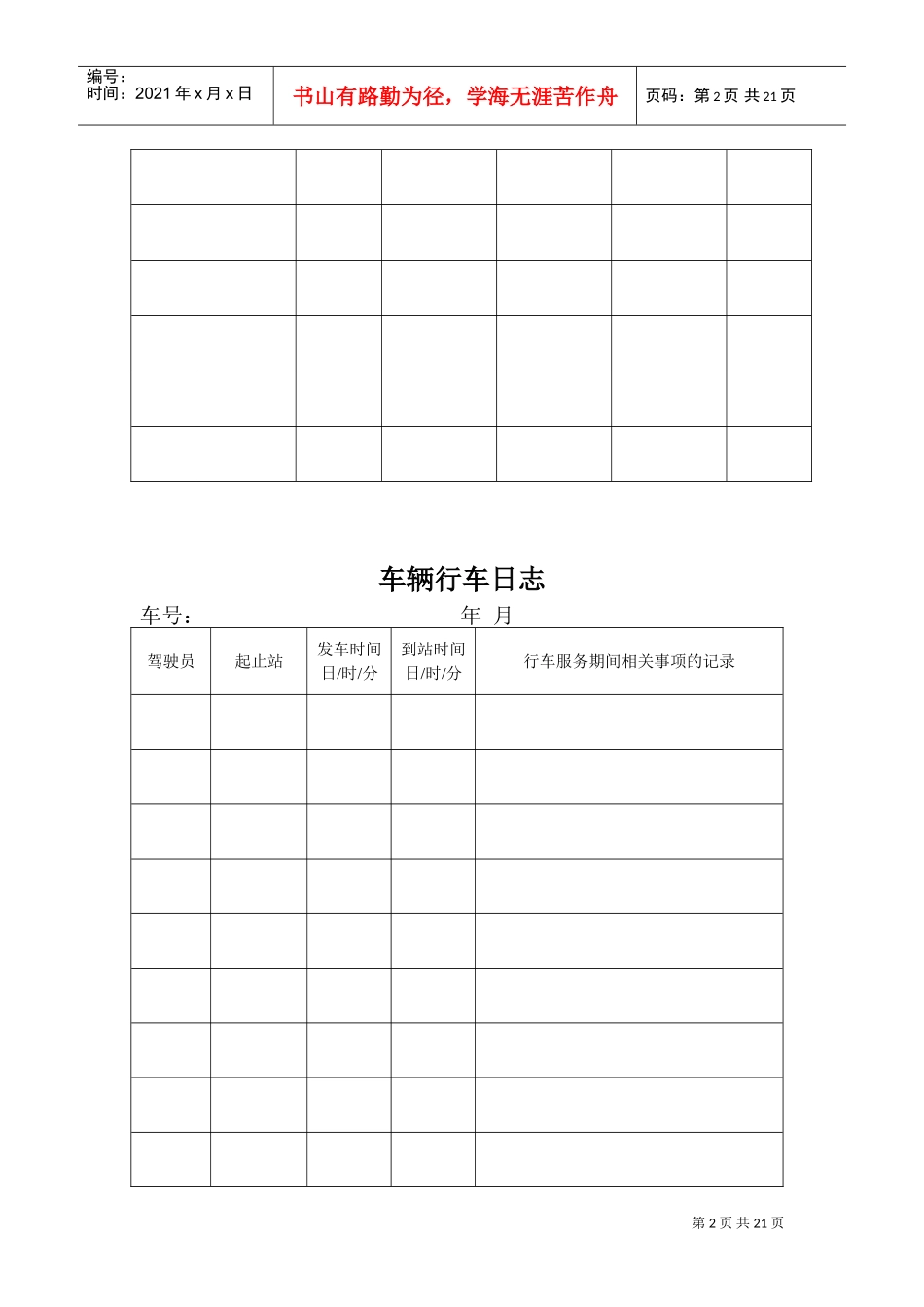 某某企业车辆管理规范_第2页