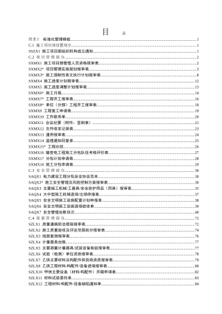 某某公司施工项目部标准化工作手册
