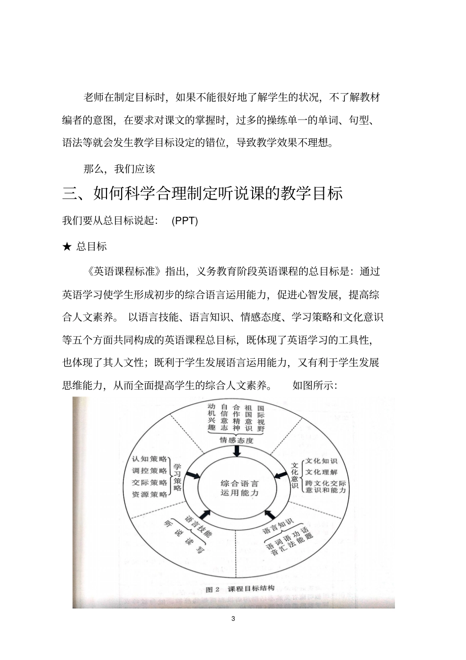 如何科学合理制定听说课的教学目标_第3页