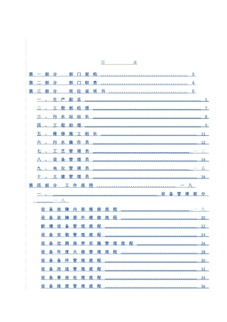 某某公司工程部工作标准化手册