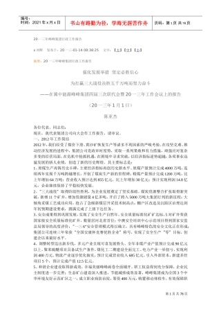 某某集团行政工作报告