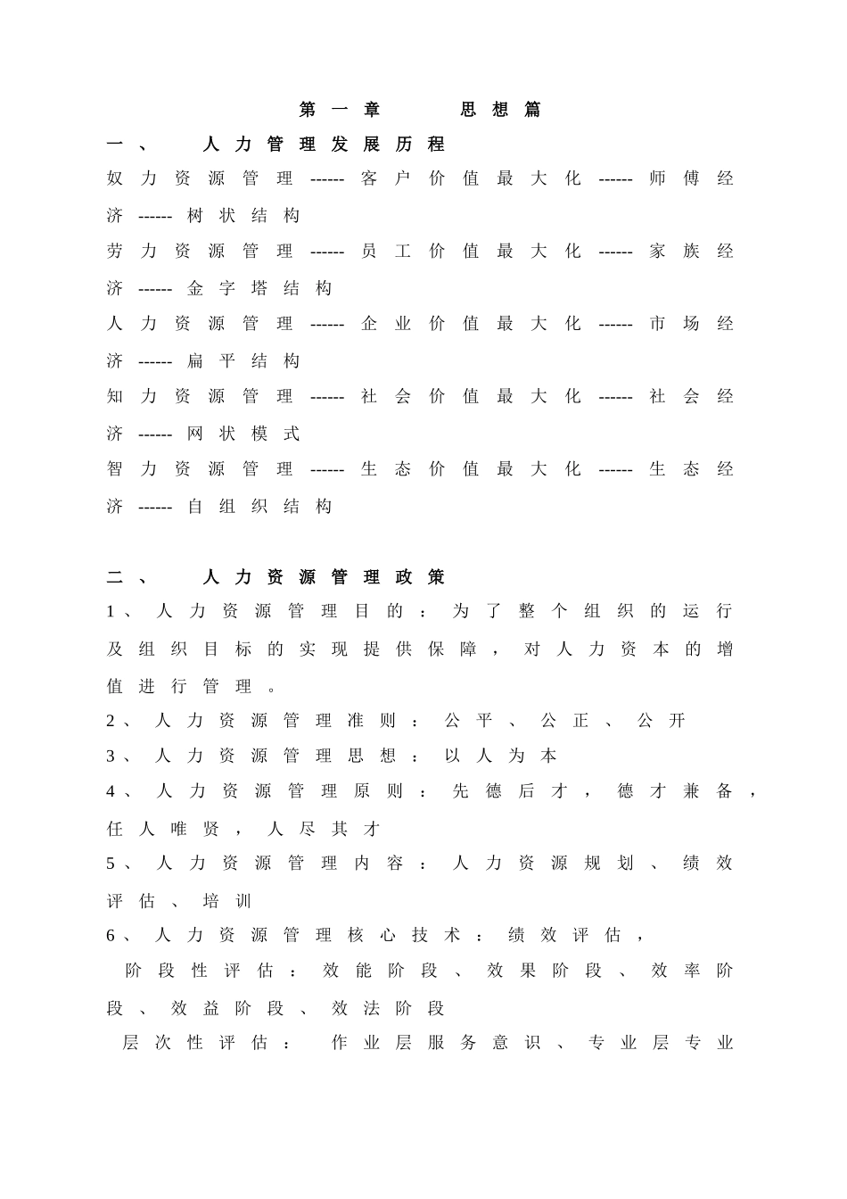 某某公司人力手册_第2页
