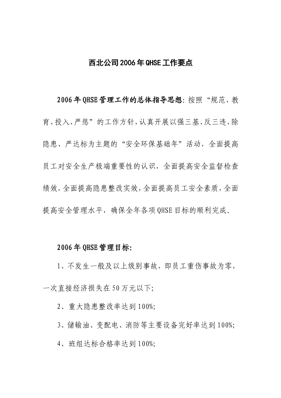 某某公司年度工作要点_第1页