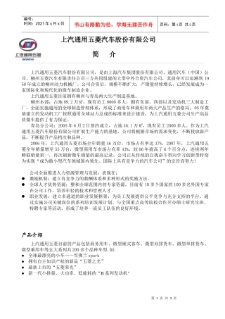 某汽车通用五菱汽车股份有限公司