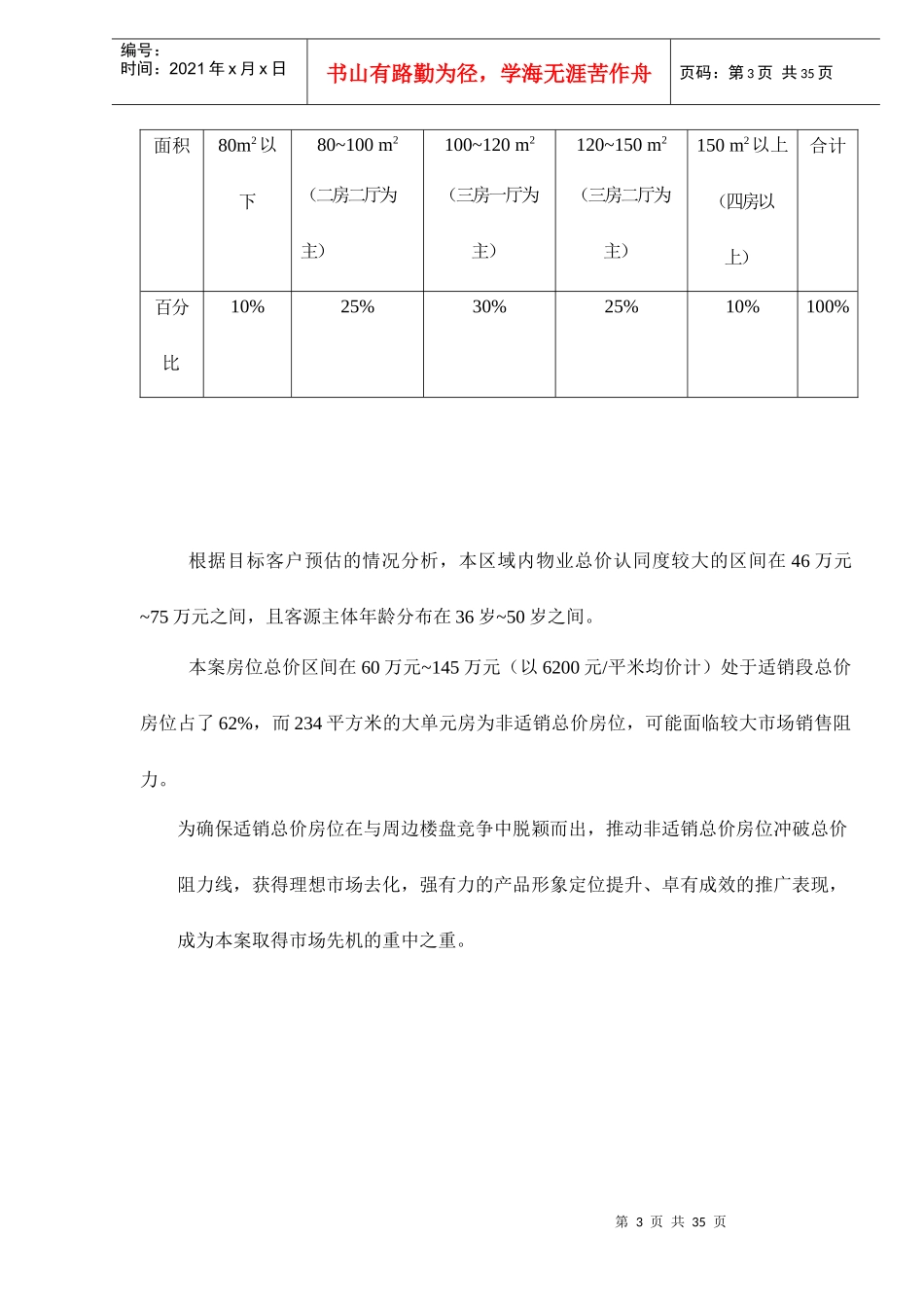某楼盘企划提案_第3页