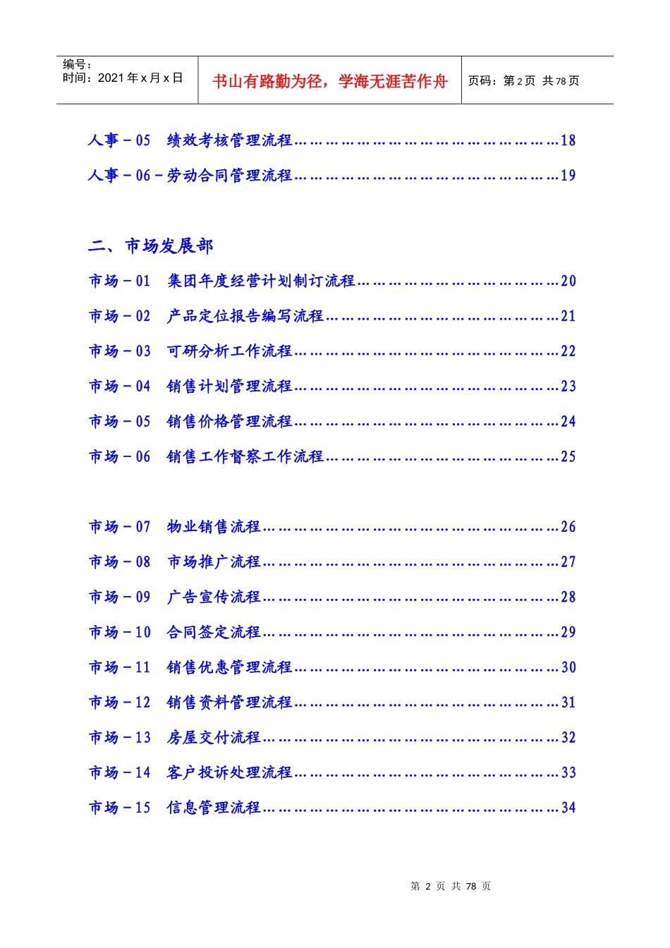 某房地产集团公司全套管理流程_第2页