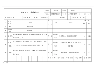 (完整版)后钢板弹簧吊耳机械制造工艺课程设计工序卡片及工艺卡片