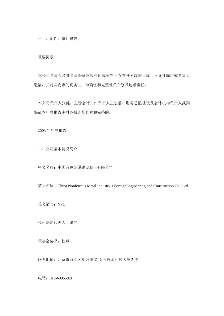 某有色金属公司年度报告讲解_第2页