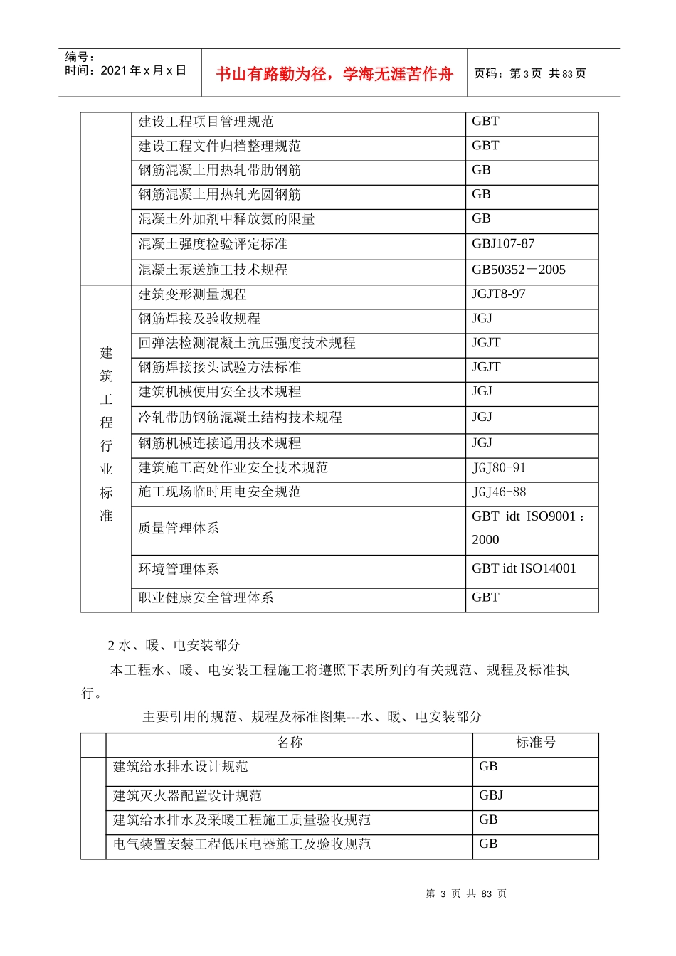 某水泥厂施工组织设计总方案_第3页