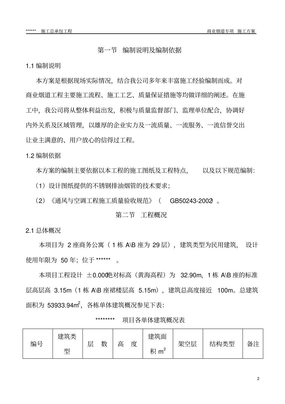 商业烟道专项施工方案_第3页