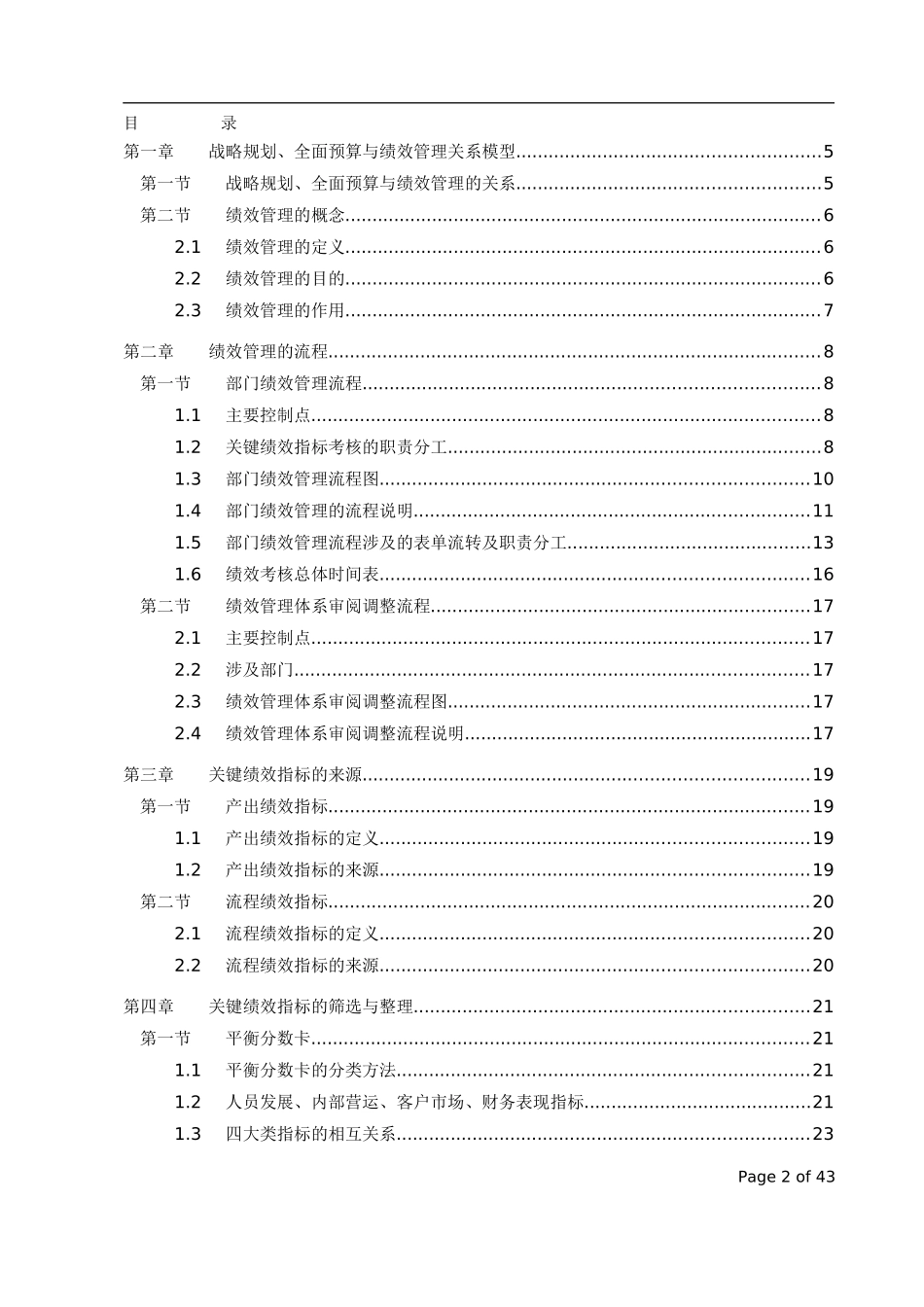 某投资公司绩效管理体系实施手册_第2页