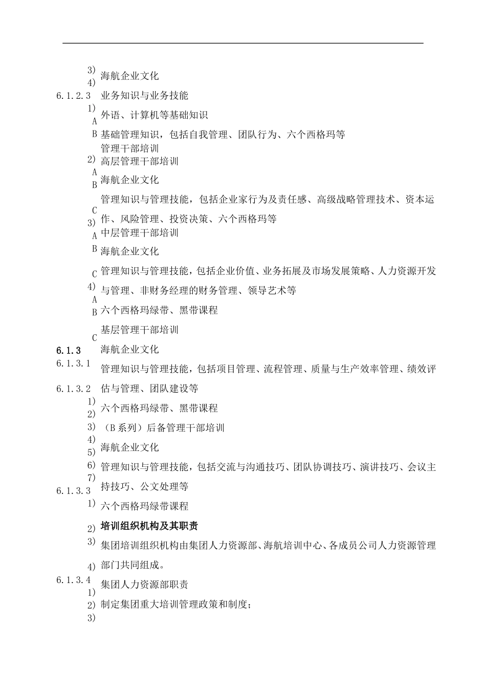 某某公司人力资源部管理手册_第2页