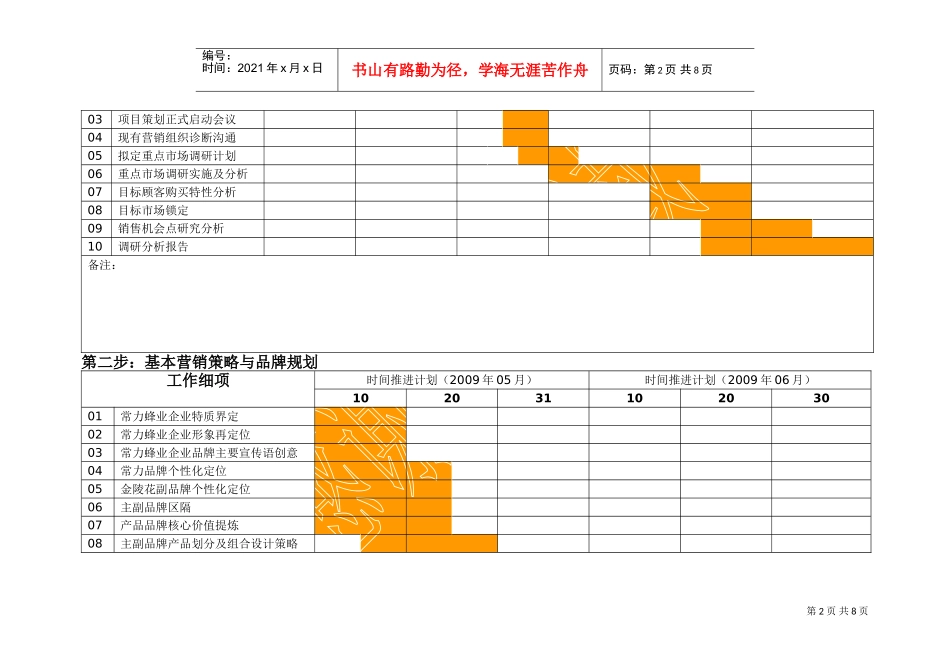 某某公司年度营销策划工作计划_第2页