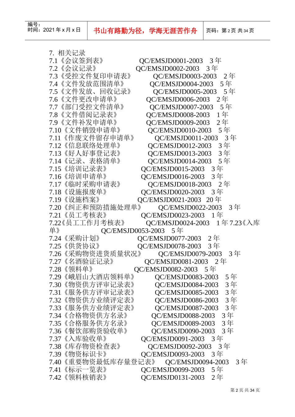 某某公司管家部工作手册_第2页