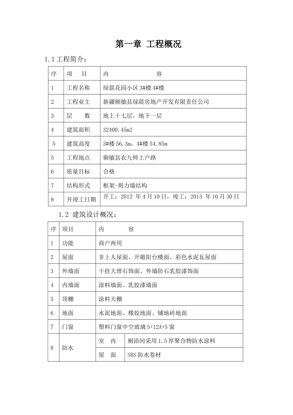 某楼施工组织设计_第1页