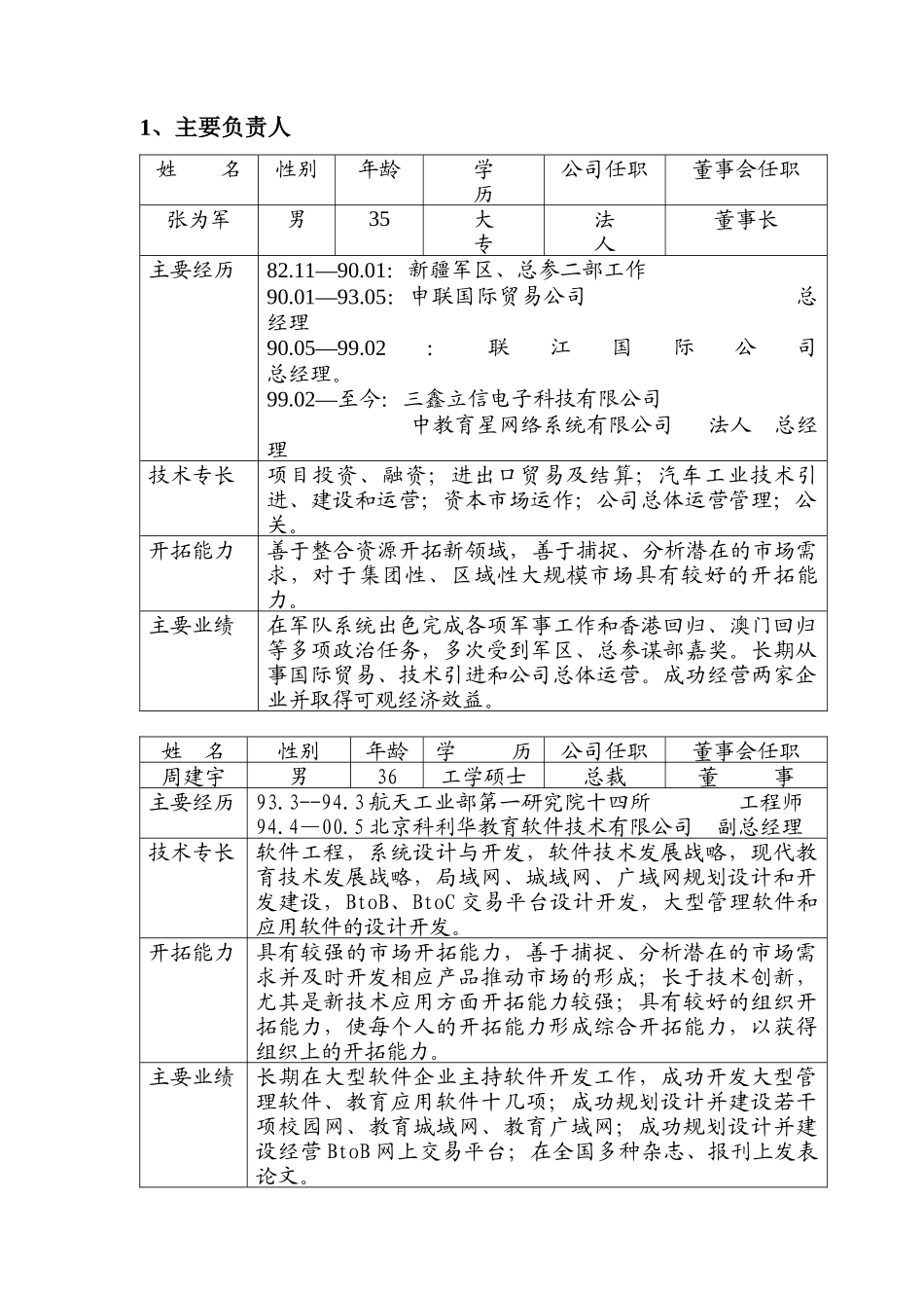 某教育星网络系统公司商业计划书_第3页