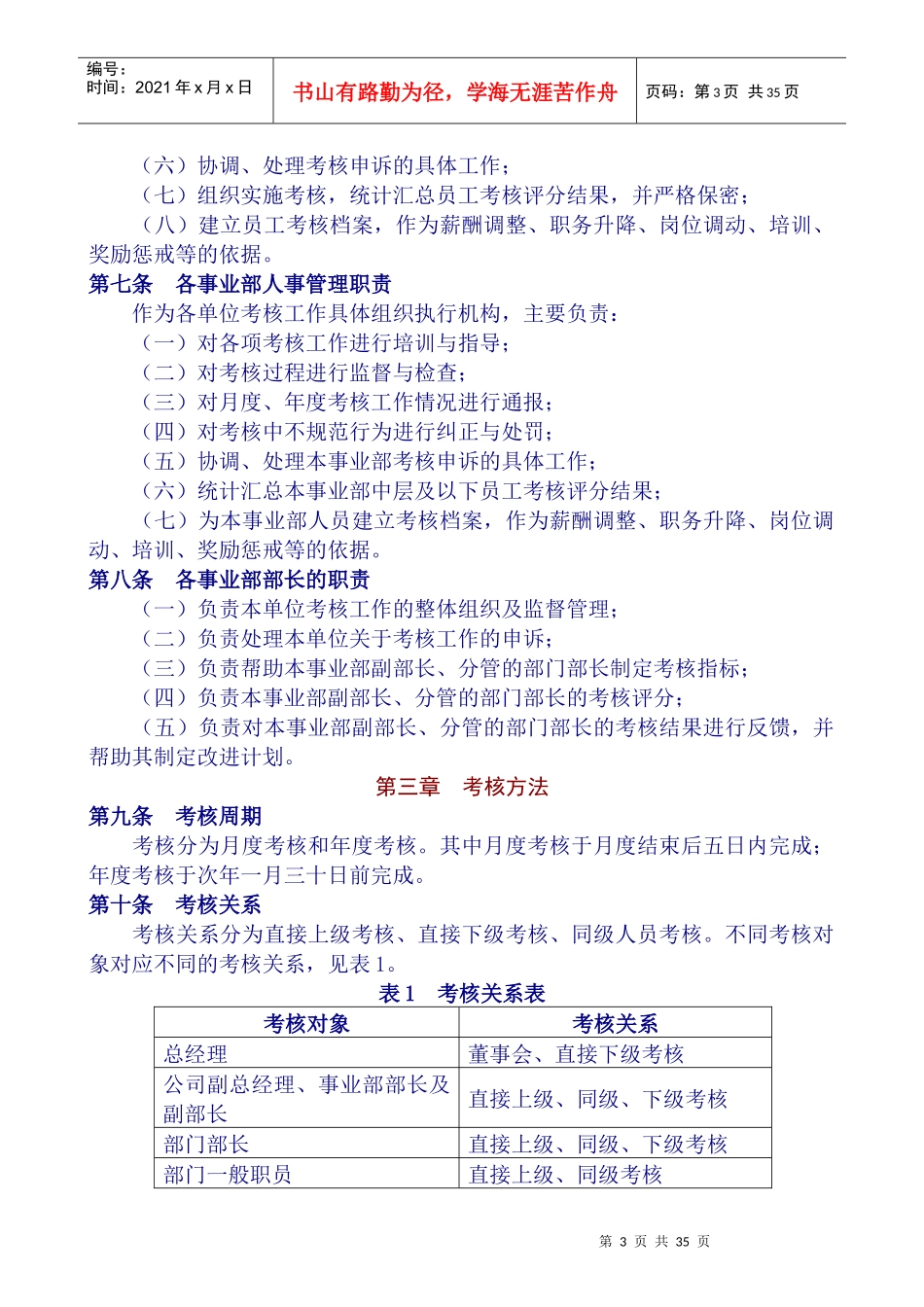 某机械公司绩效考核设计咨询方案报告_第3页